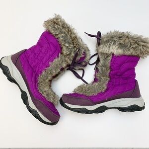 The North Face Nuptse Fur Boots -Size 5
